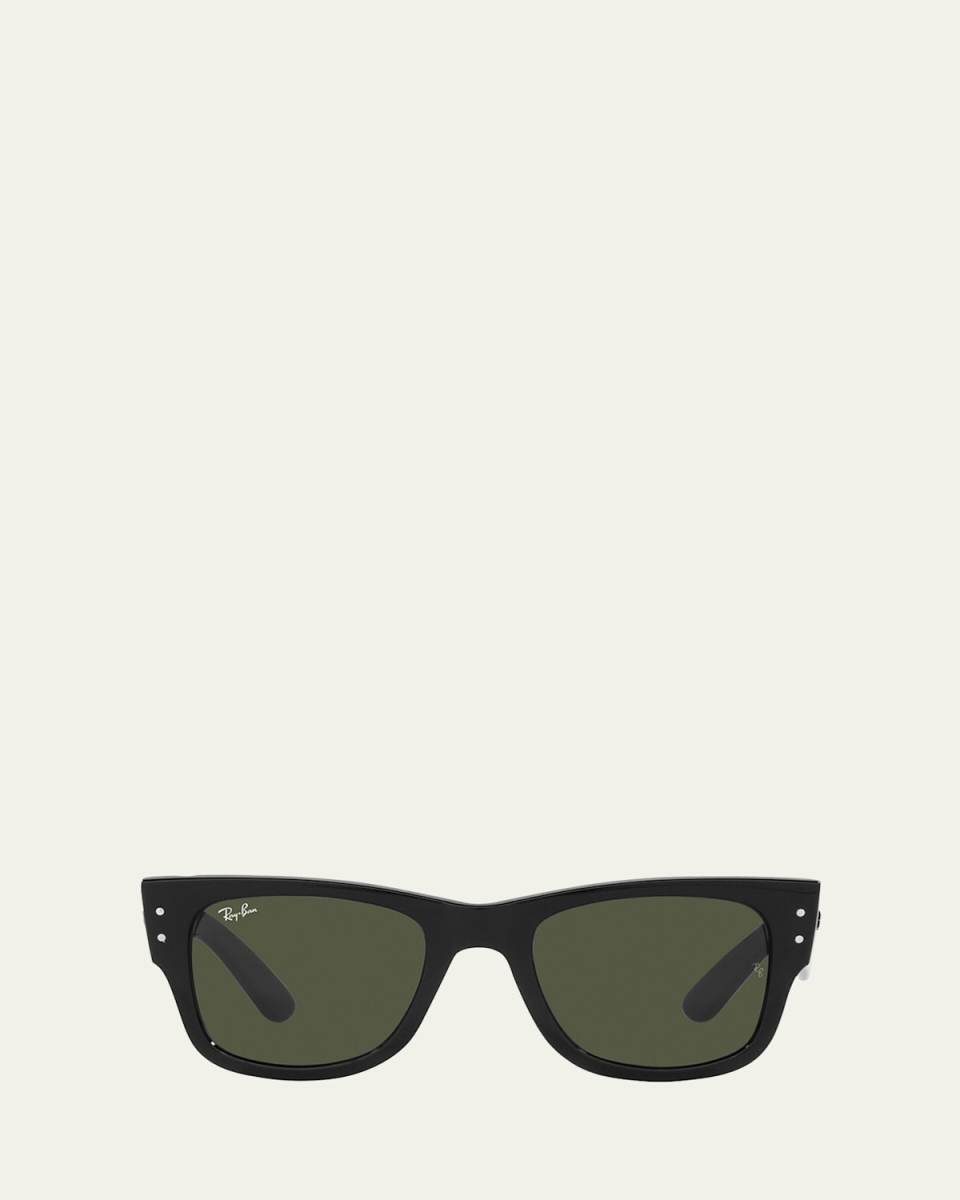 Logo Square Nylon Sunglasses, 51MM