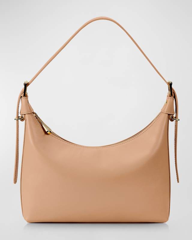 Blake Zip Leather Shoulder Bag