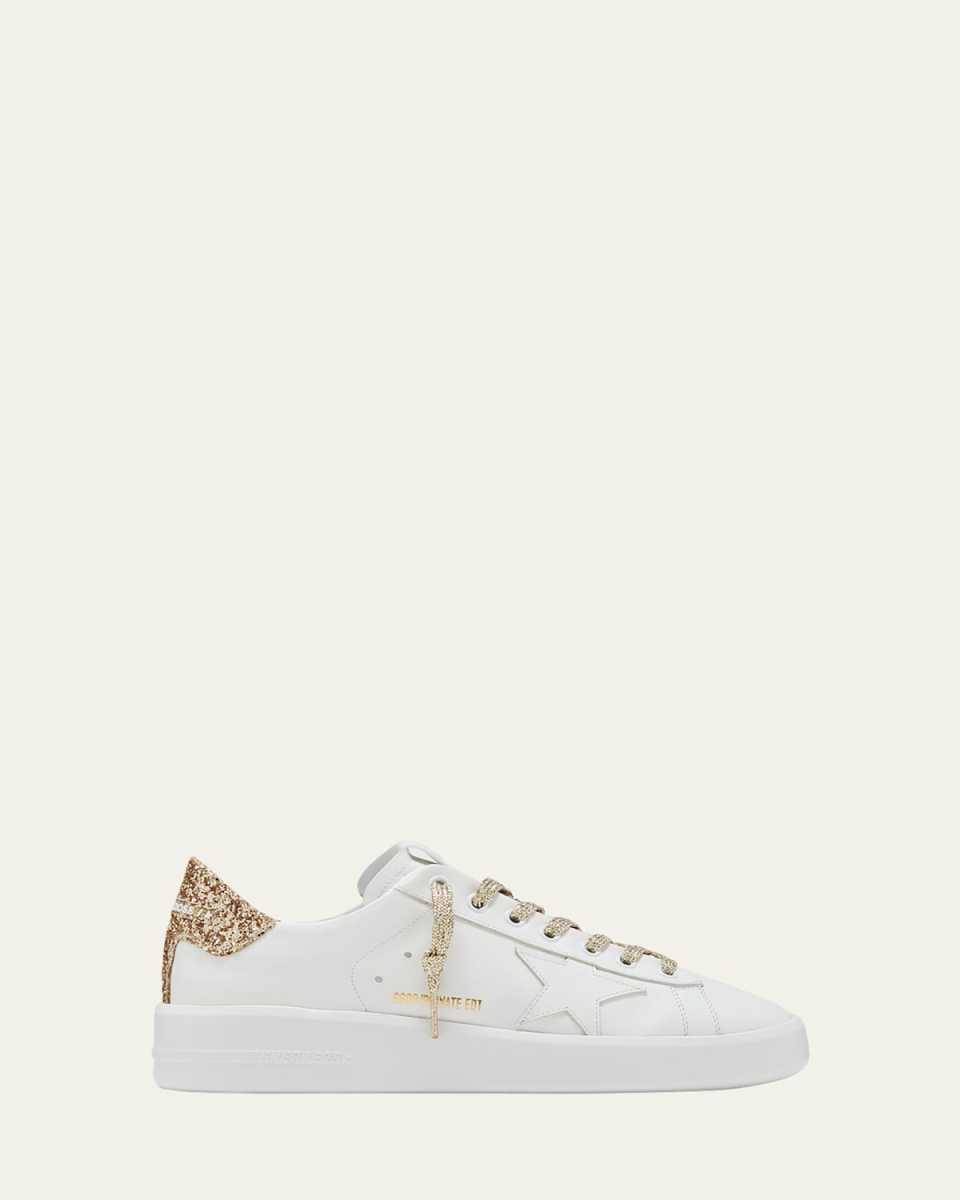 Pure Star Bicolor Leather Low-Top Sneakers