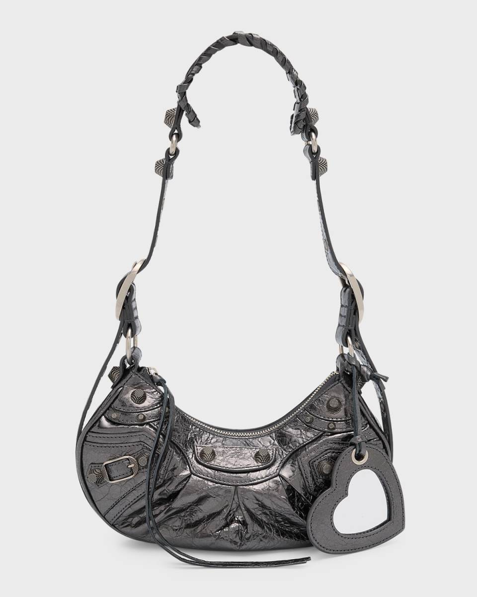 Le Cagole XS Metallic Shoulder Bag