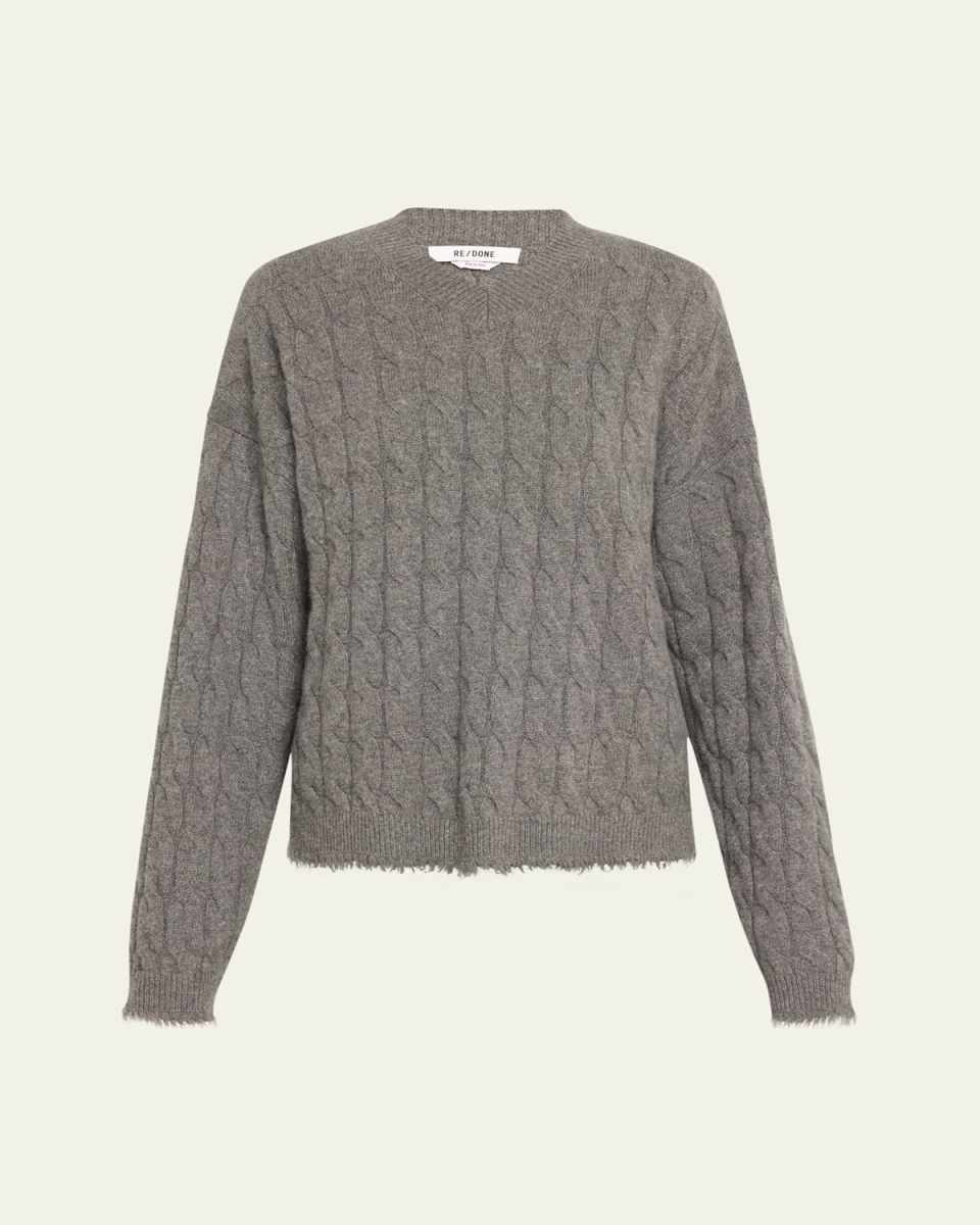 Cashmere V-Neck Sweat