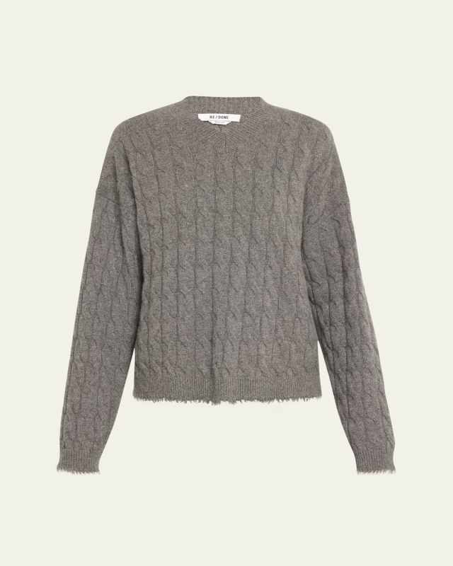 Cashmere V-Neck Sweat