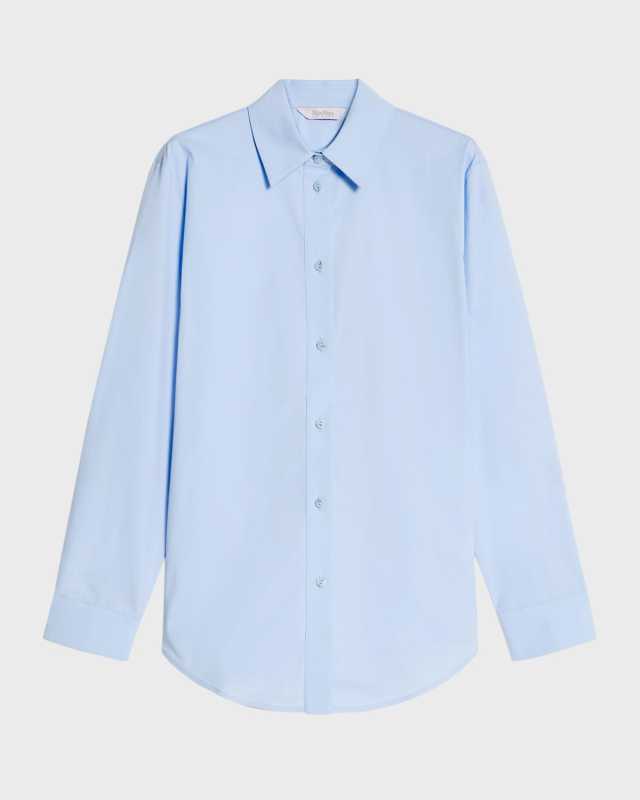 Antille Button-Down Stretch Cotton Shirt