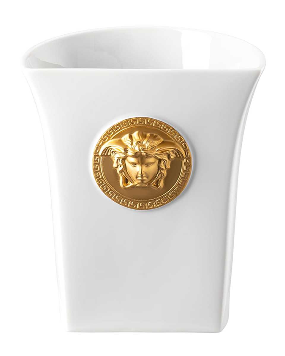Medusa Madness Vase in White - 7"