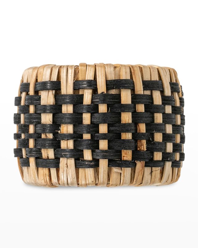 Woven Napkin Ring - Black