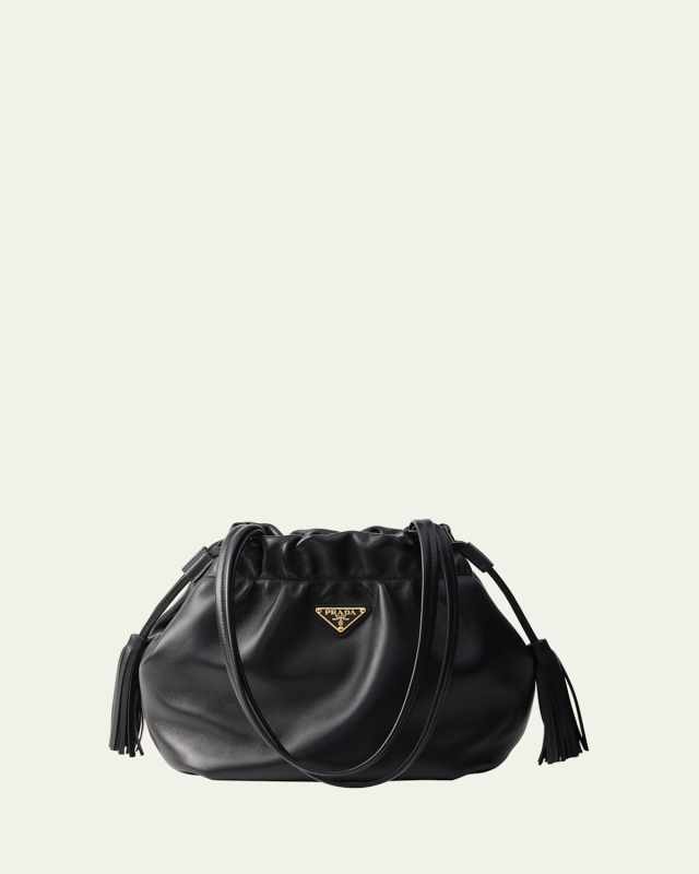 Napa Leather Bucket Bag