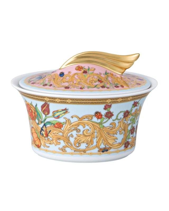 Butterfly Garden Covered Sugar Bowl