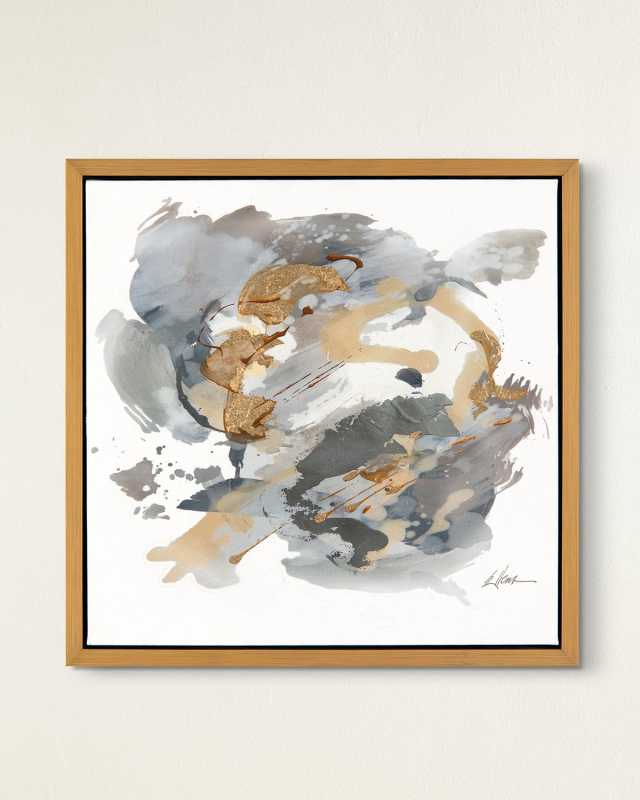 "Gold, Silver, & Grey II" Giclee