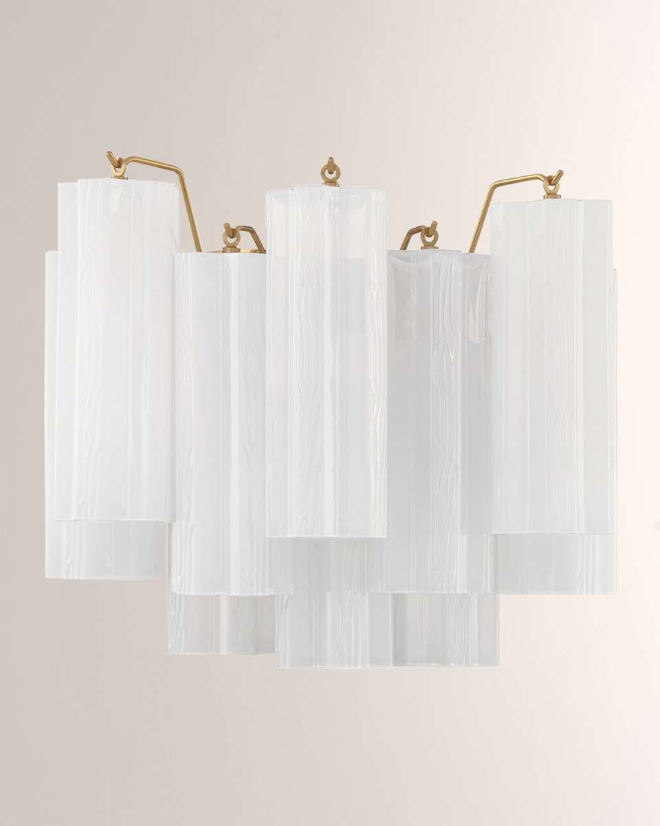 Addis 2-Light Aged Brass Wall Mount