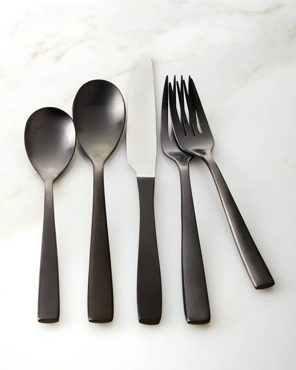 20-Piece Delano Gunmetal Flatware Service