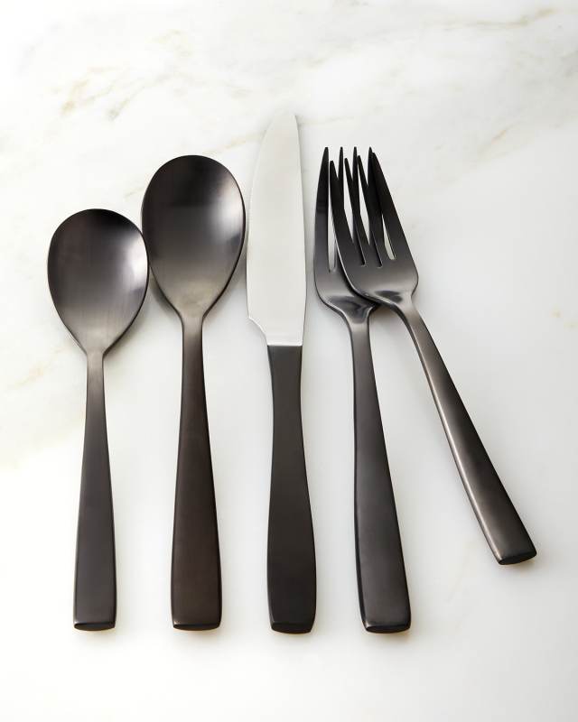20-Piece Delano Gunmetal Flatware Service