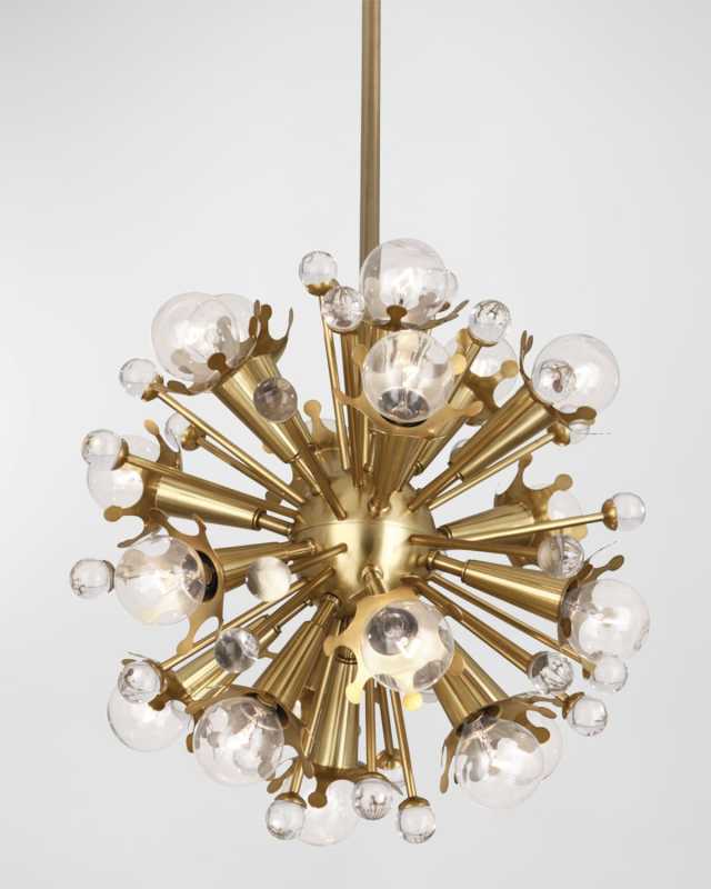 Mini Sputnik 18-Light Chandelier - 14"