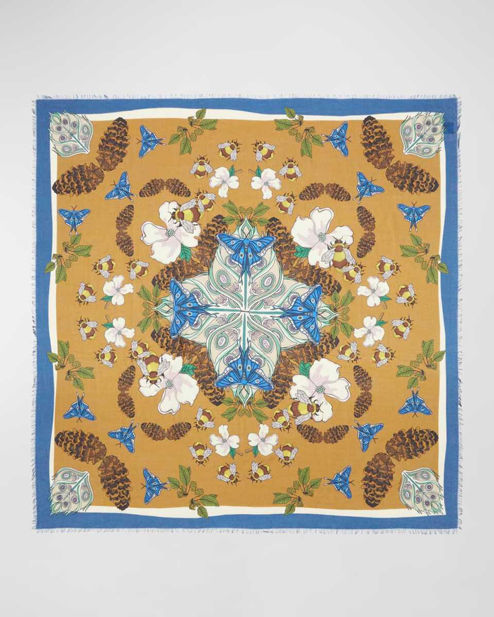 Astrid Cashmere-Silk Square Scarf