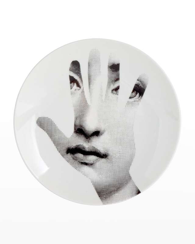 Tema E Variazioni n. 15 Face in Hand Wall Plate