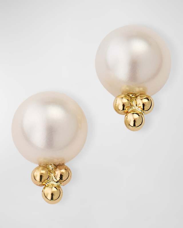 Pearl Bubble Trio Earrings