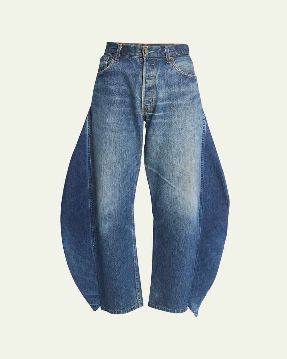 Upcycled Jeans with Side Inserts