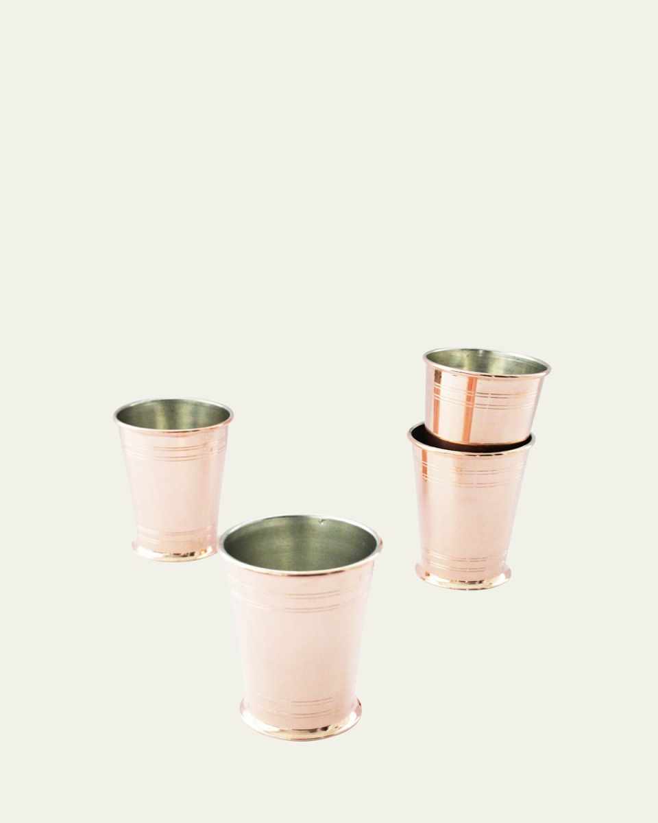 Vintage Inspired Cocktail Tumblers, Set Of 4