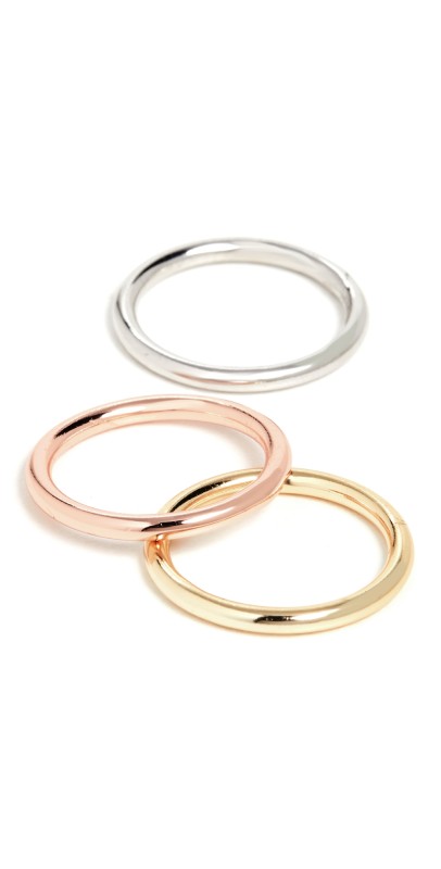 SHASHI Mariko Ring Set Gold