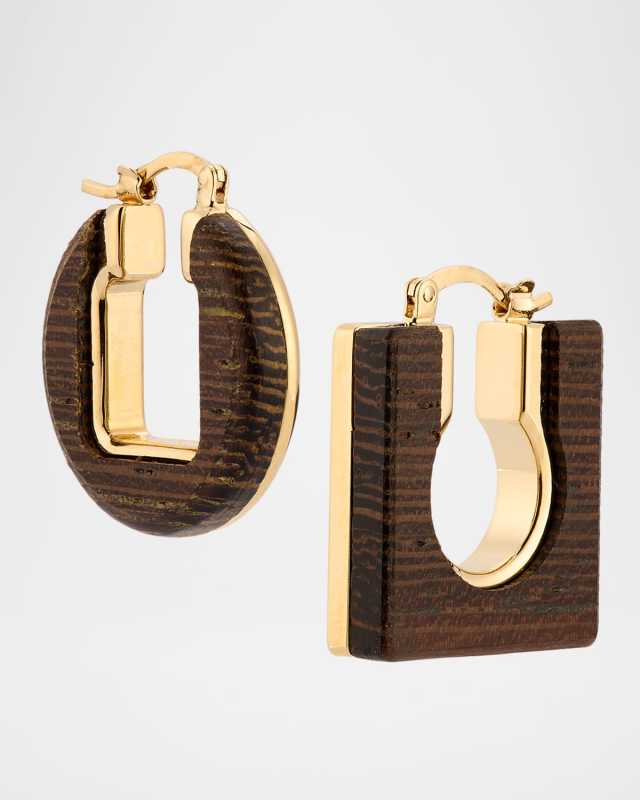 Les Boucles Rond Carre Earrings