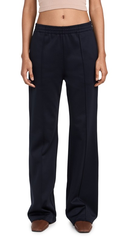 Tibi Active Knit Scottie Jogger Pants Navy