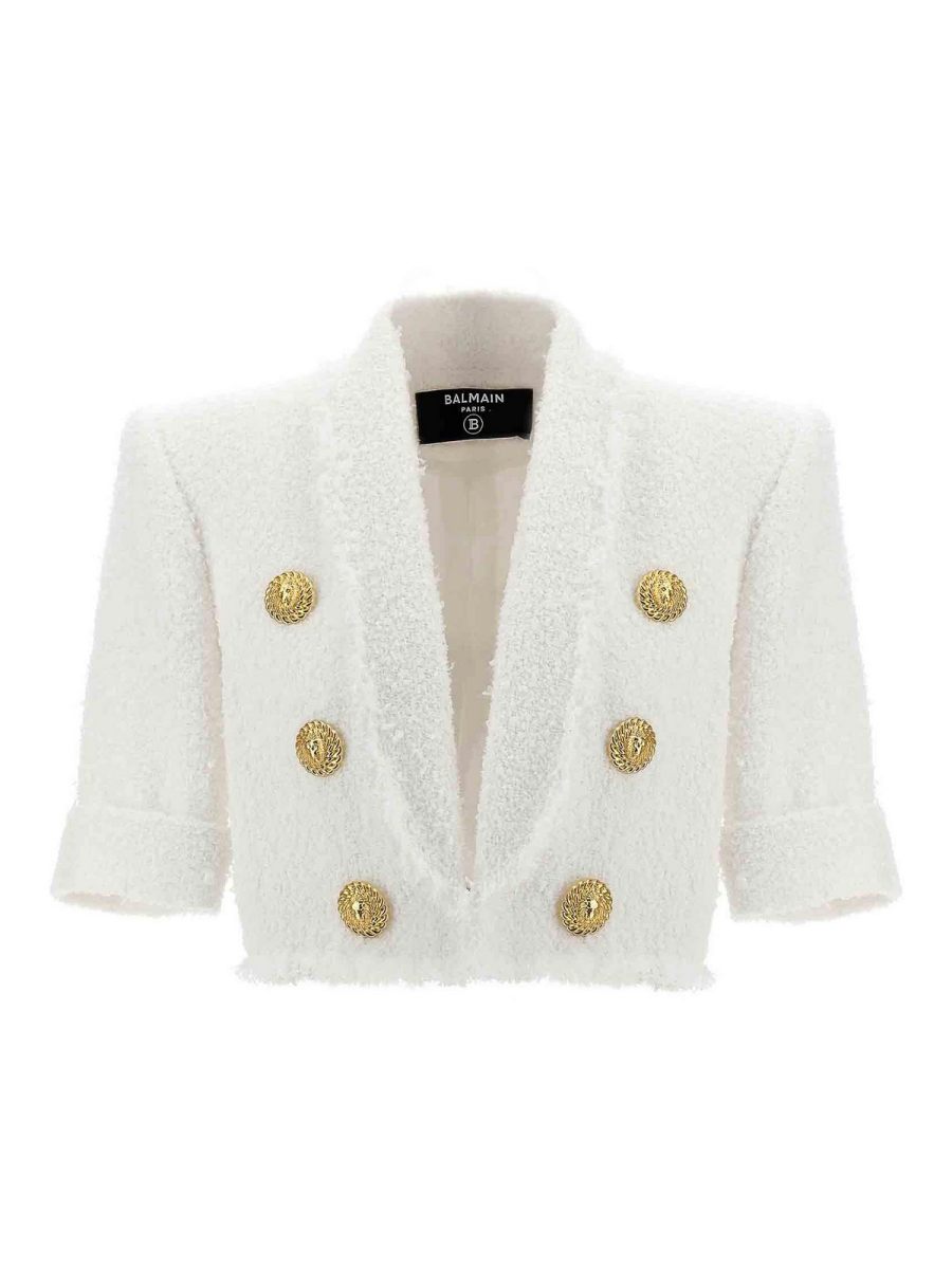 Balmain Veste Casual - Blanc