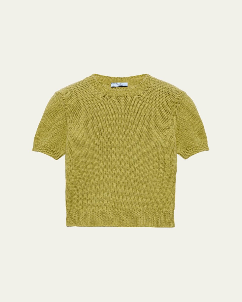Short Sleeve Cashmere Sweater