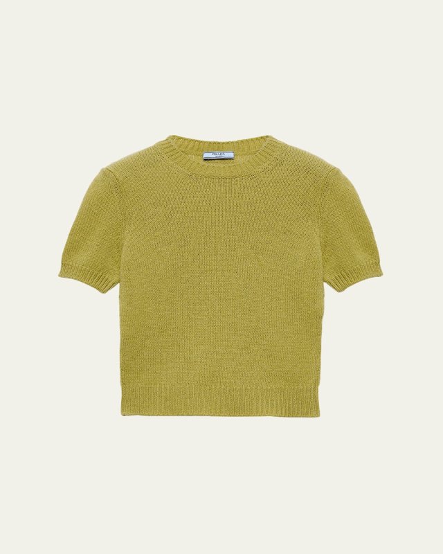 Short Sleeve Cashmere Sweater