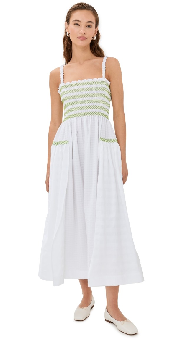Molly Goddard Jacob Dress White