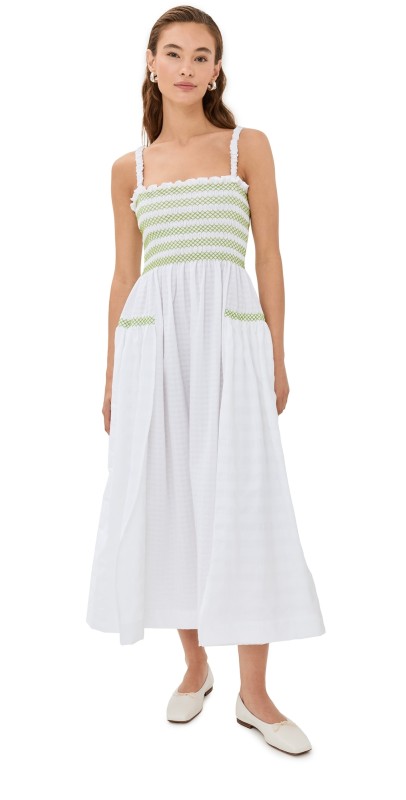 Molly Goddard Jacob Dress White