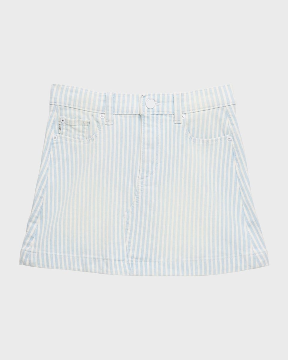 Girl's Jenny Striped Mini Skirt, Size 7-16