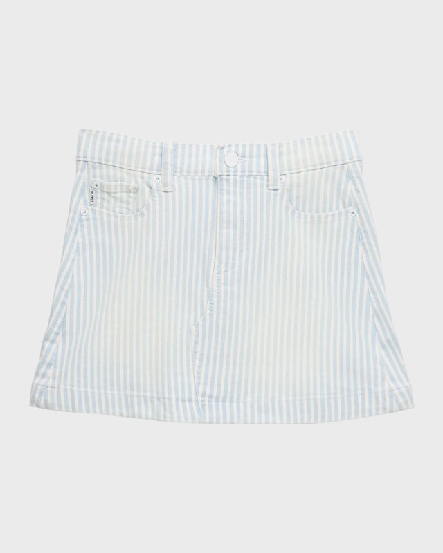 Girl's Jenny Striped Mini Skirt, Size 7-16