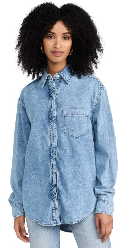 Good American Easy Shirt indigo553