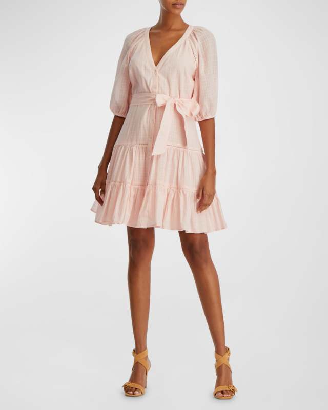 Dewey Tiered A-Line Mini Dress
