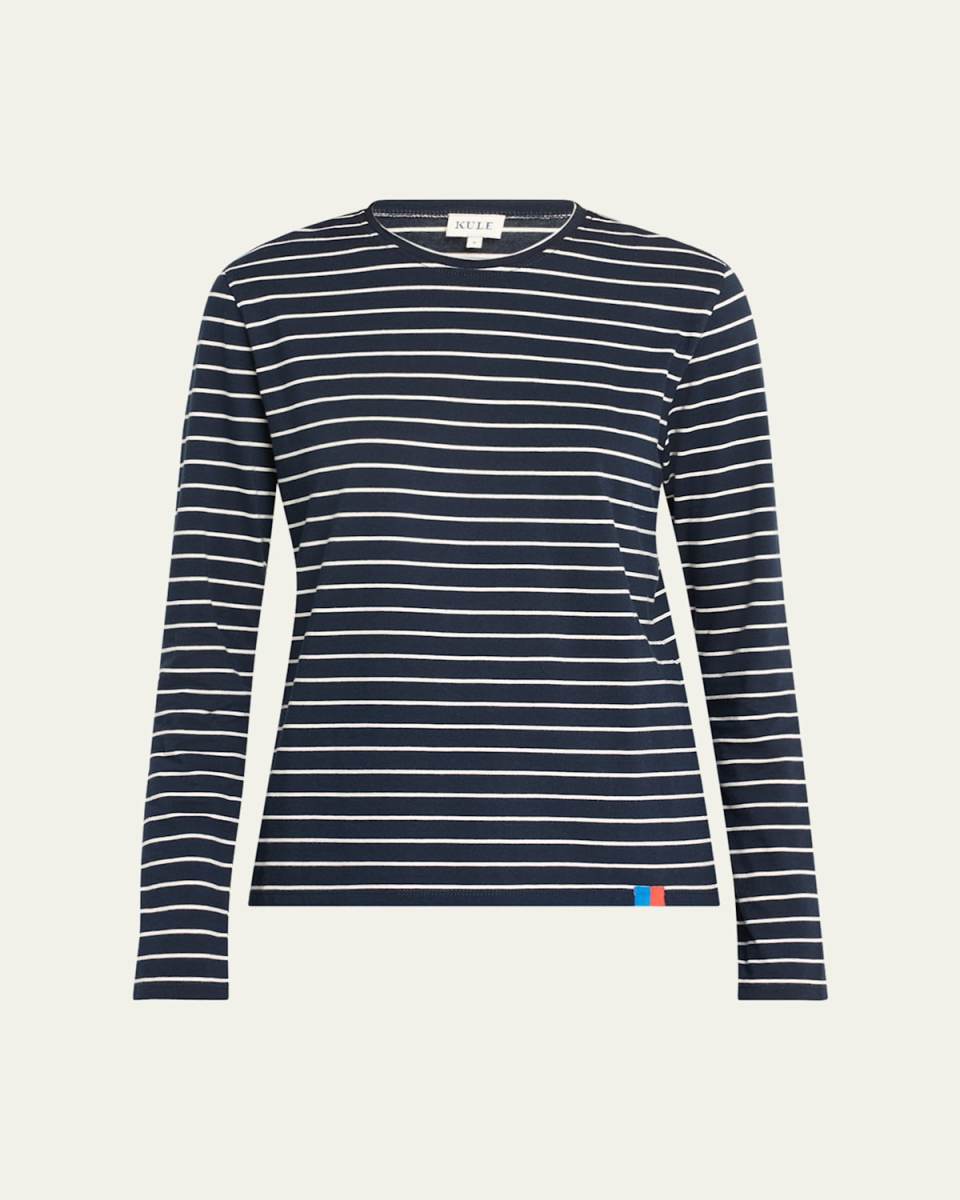 The Modern Striped Long-Sleeve Tee