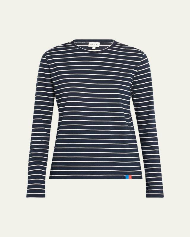 The Modern Striped Long-Sleeve Tee