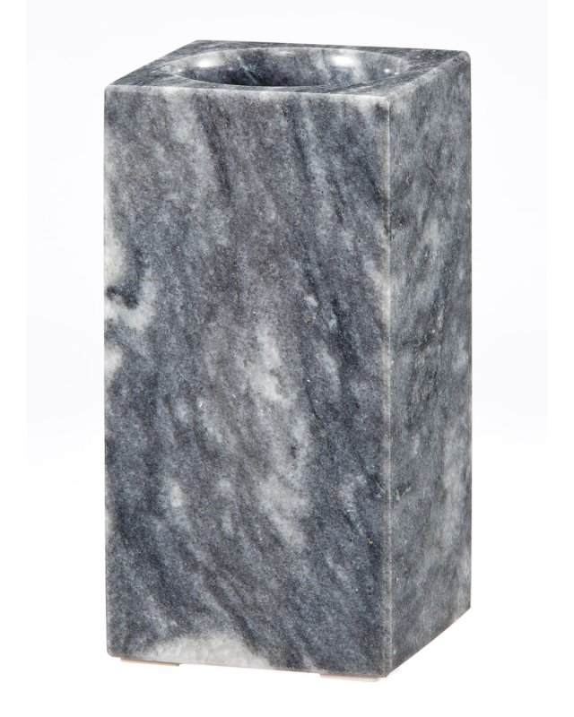 Myrtus Collection Square Cloud Gray Marble Tumbler