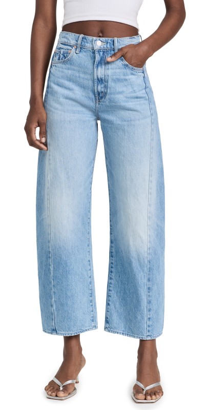 MOTHER The Half Pipe Flood Jeans Material Girl