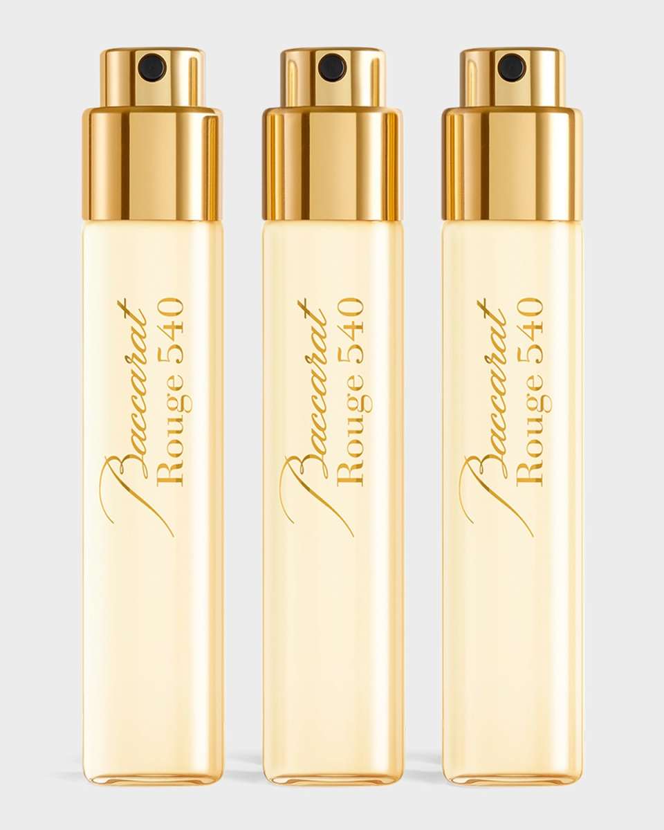 Baccarat Rouge 540 Eau de Parfum Travel Spray Refills, 3 x 0.37 oz.