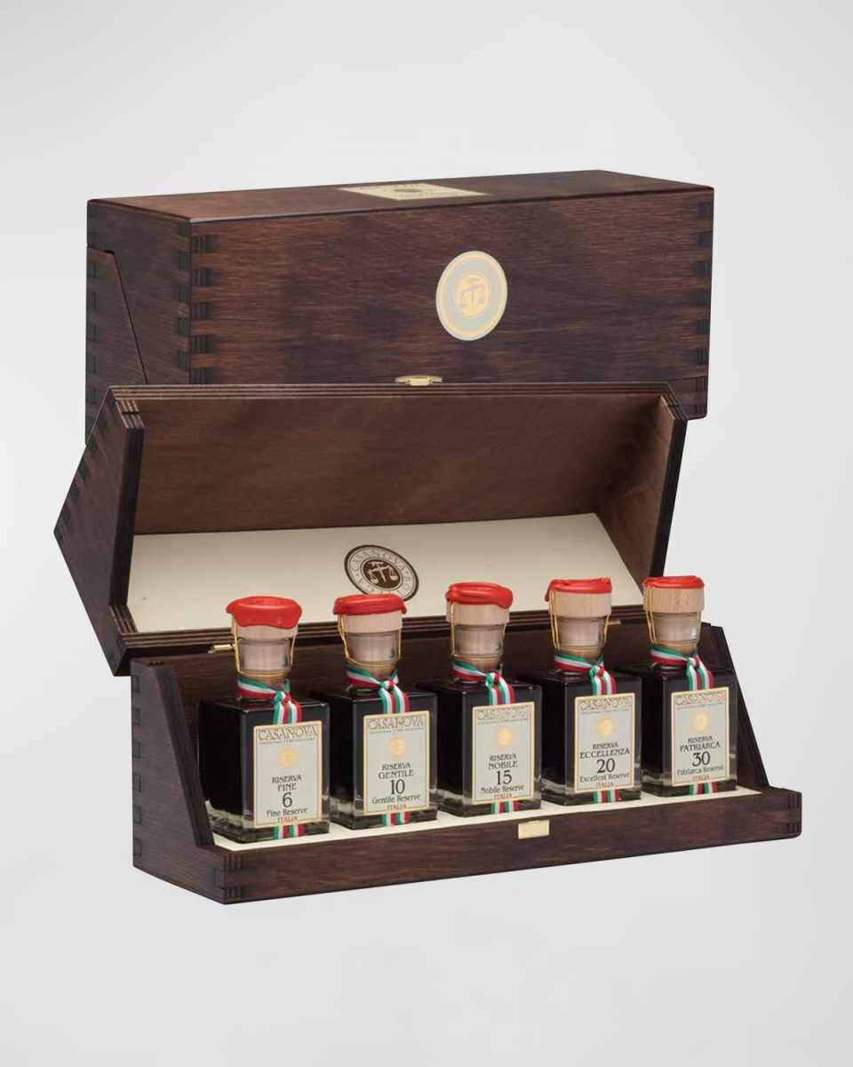 Balsamic Tasting Wood Box Gift Set