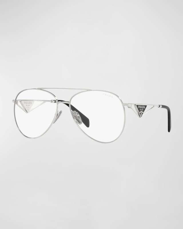 Blue Blocking Steel & Plastic Aviator Sunglasses