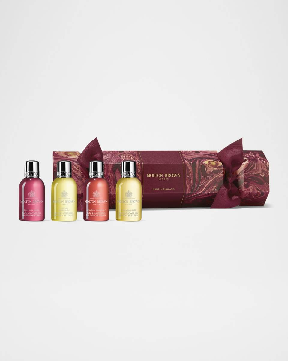 Floral & Spicy Christmas Cracker Gift Set, 4 x 1.7 oz.