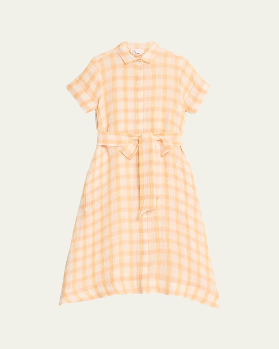 Classic Gingham Shirtdress