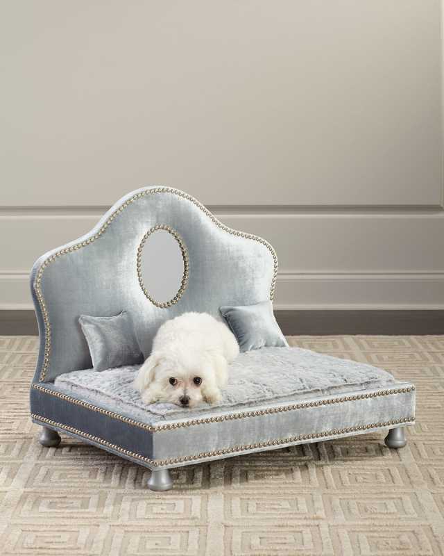 Lenor Pet Bed with Mirror Trim