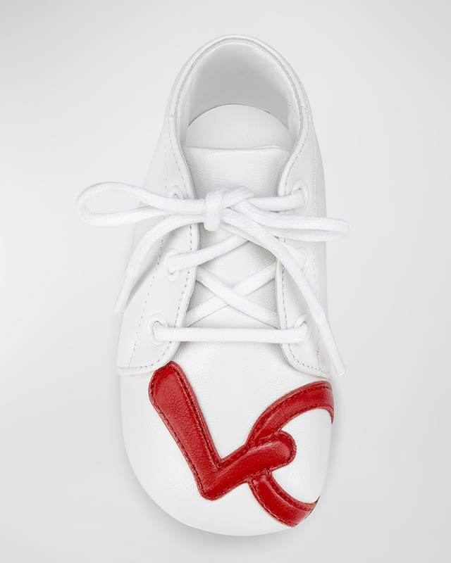 Girl's Love Applique Pre Walkers,