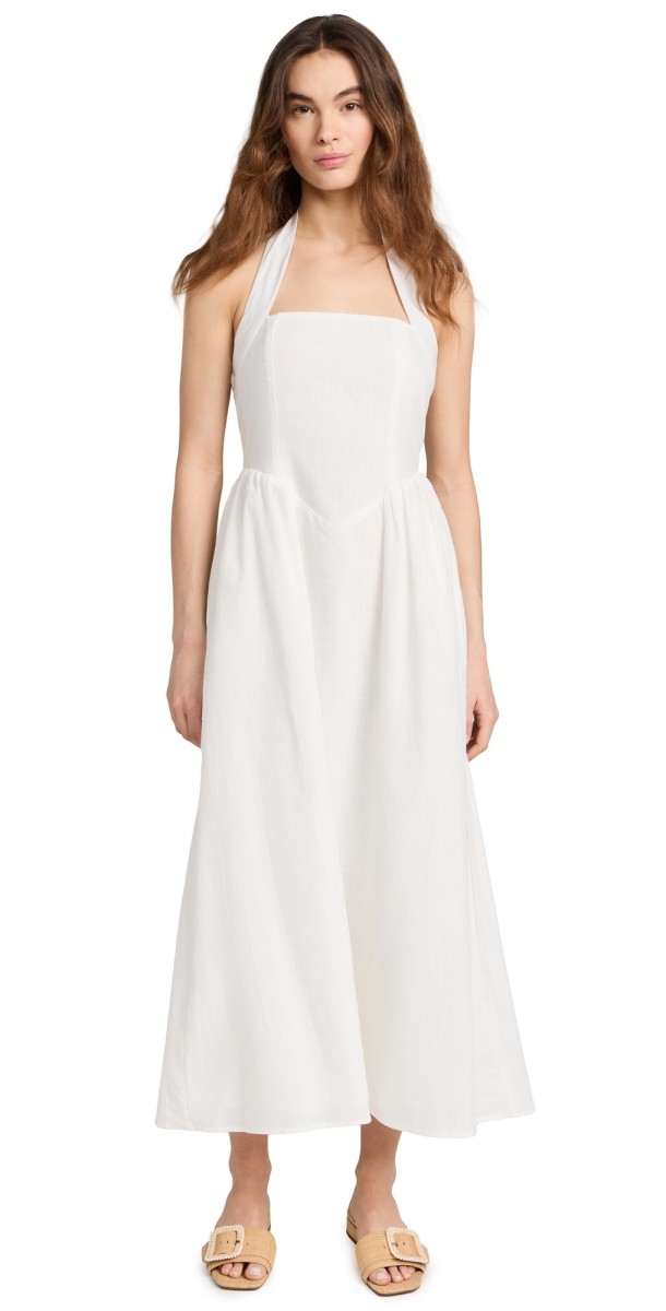 Seven Wonders Locklea Long Midi Dress White