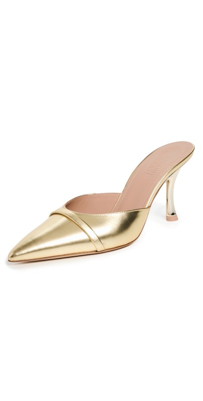 Malone Souliers 70mm Joella Pumps Antique Gold/Antique Gold