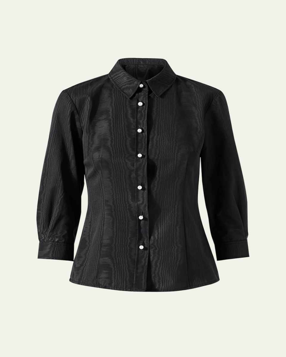 Icon Blouse With Pearly Buttons