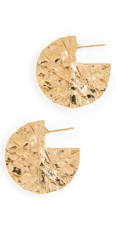 Paola Sighinolfi Medium Icon Hoops Gold