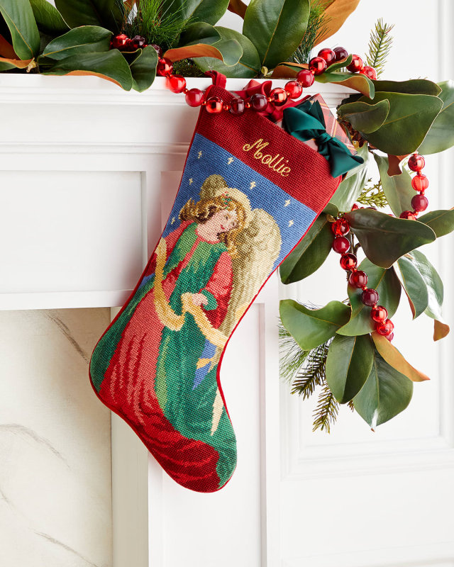 Personalized Angel Stocking, 19"