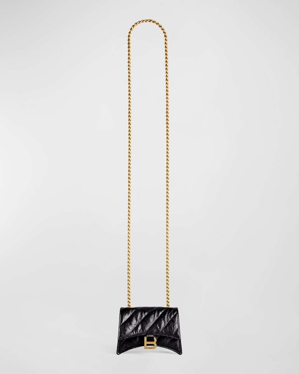 Crush Mini Quilted Chain Bag